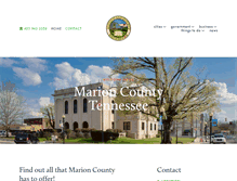 Tablet Screenshot of marioncountytn.net